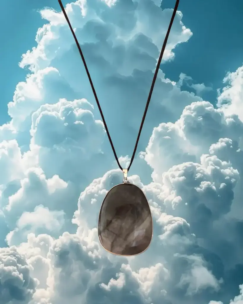 Collar Aura Agata Gris